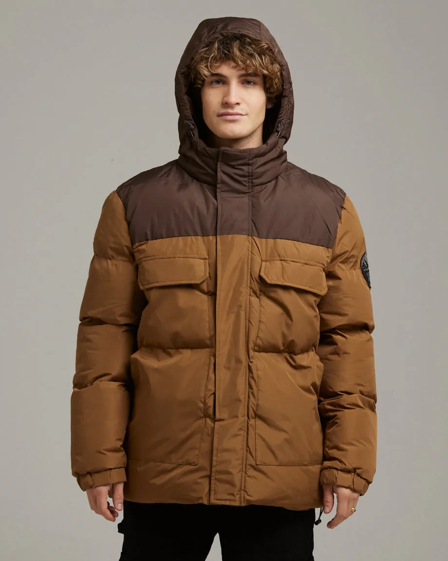 TREWLAWNEY MEN'S PUFFER JACKET | TOBACCO