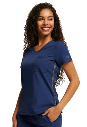 Tuckable Round Neck Scrub Top by Dickies Dynamix