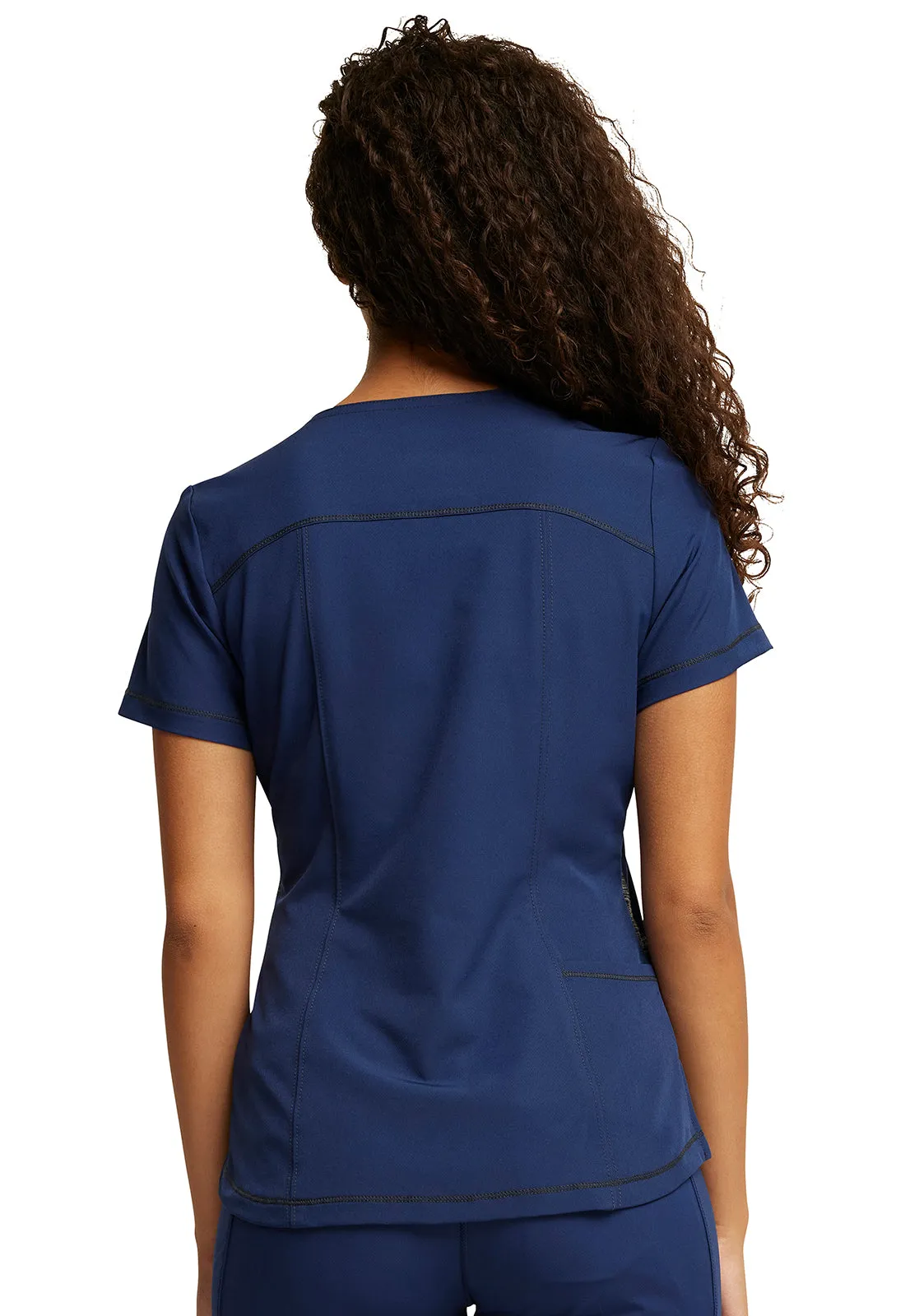 Tuckable Round Neck Scrub Top by Dickies Dynamix