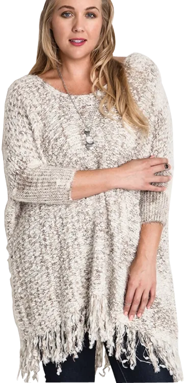 Umgee Plus Chunky Knit Sweater