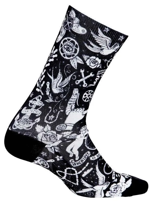 Velo Tattoo Cycling Socks