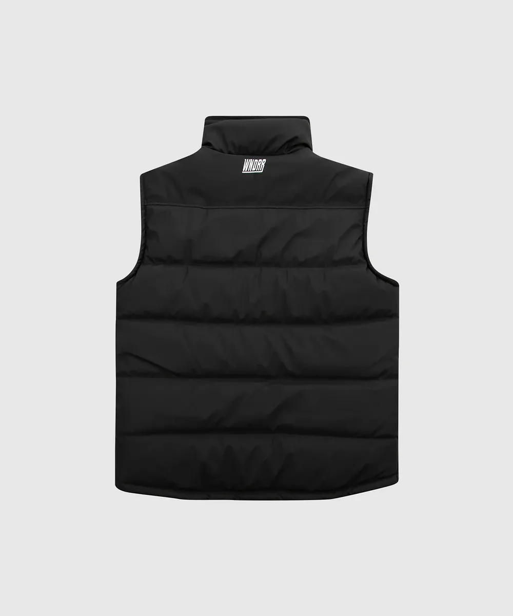 WNDRR Italic Puffer Vest (Black)