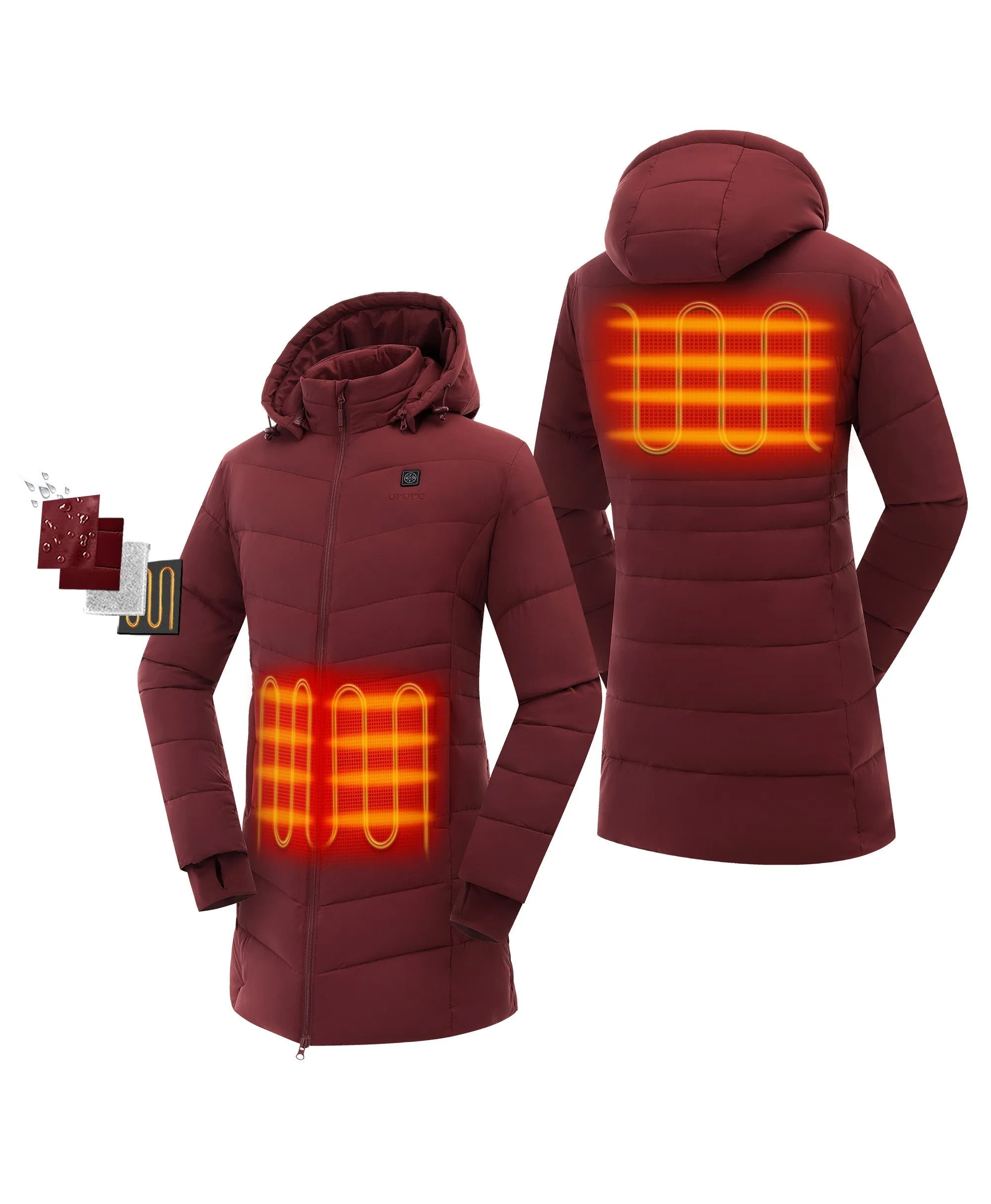 Women's Heated Thermolite® Puffer Parka Jacket - New Colours