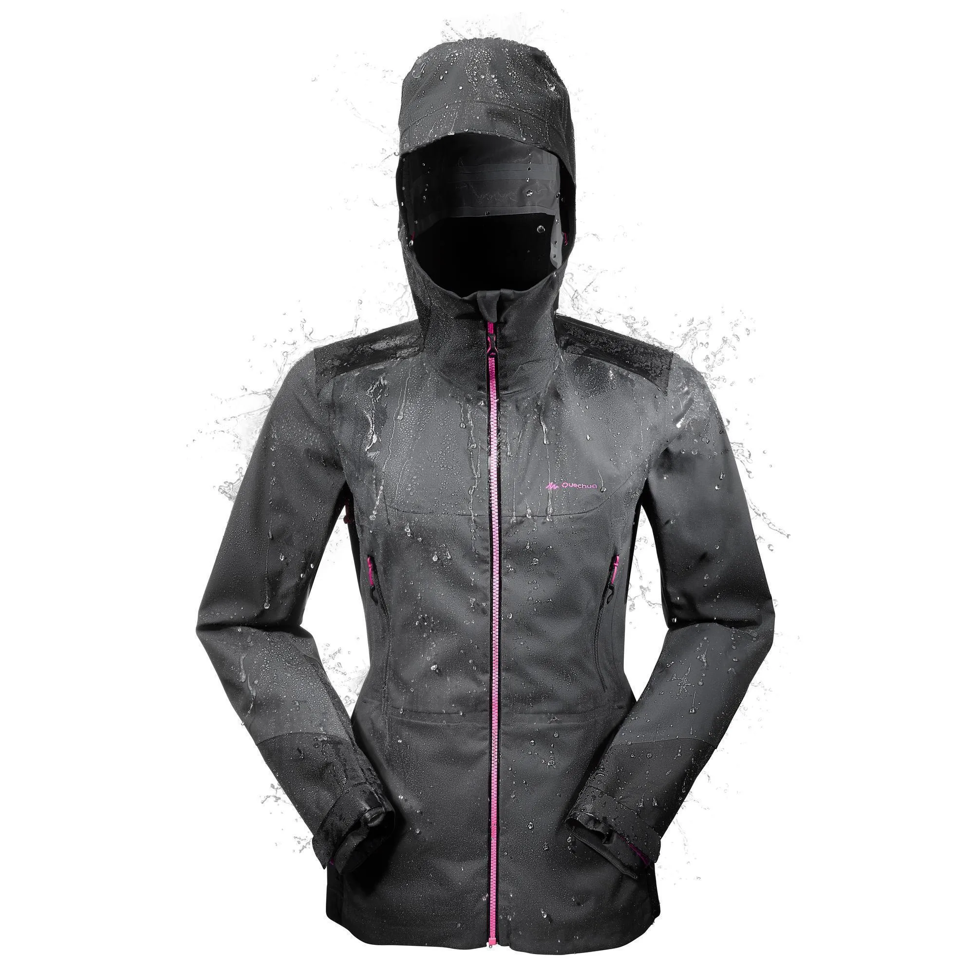 Women's Waterproof Hiking Rain Jacket Forclaz 900