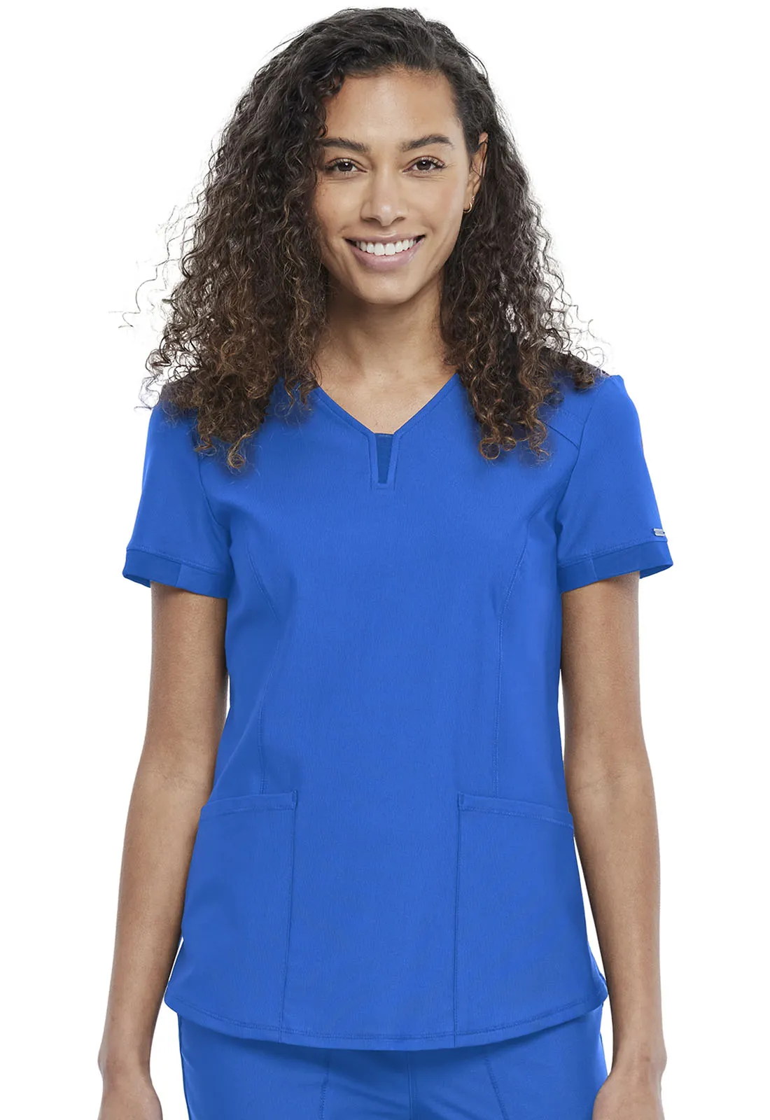 Yoke Neck Scrub Top by Cherokee Form