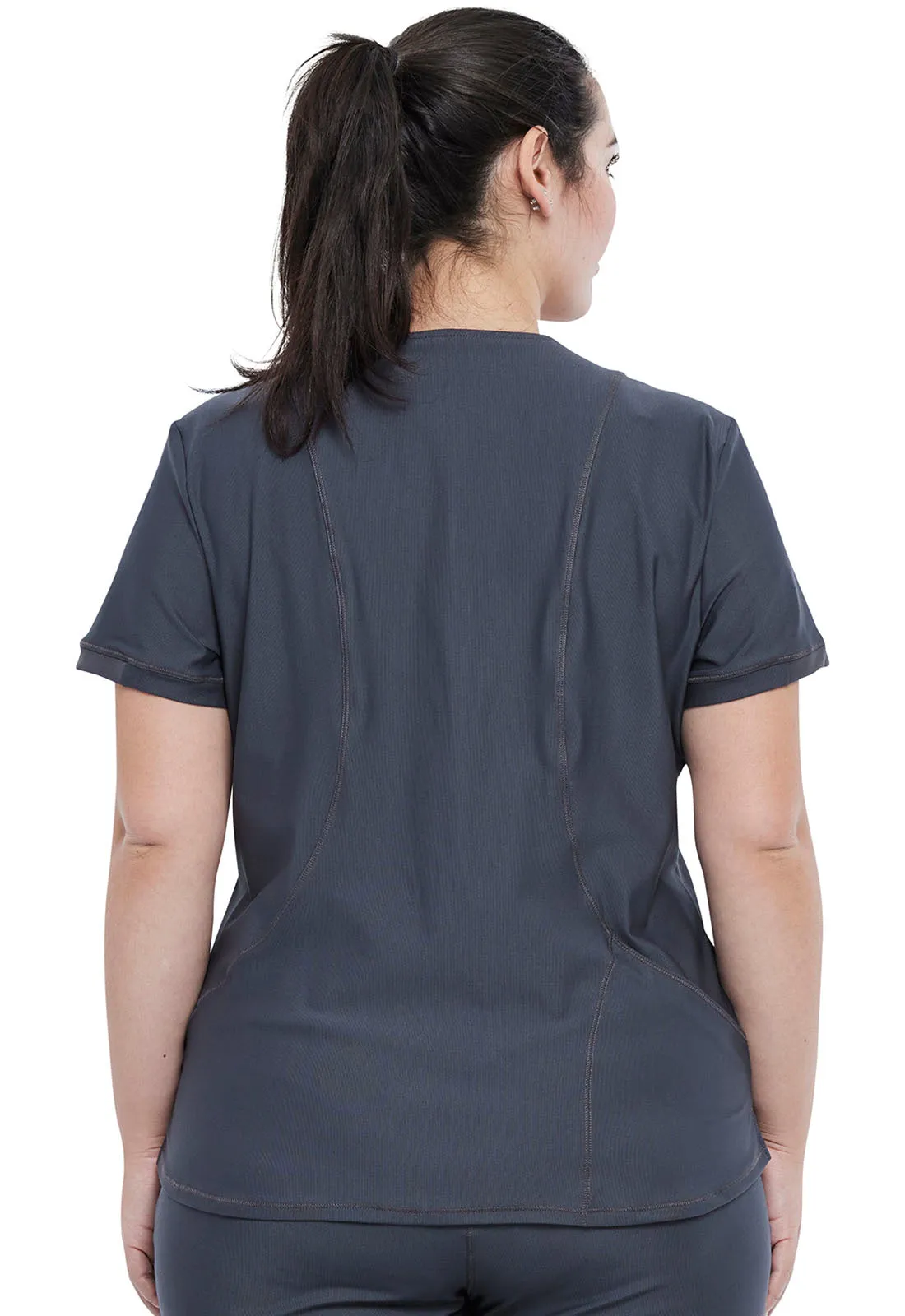 Yoke Neck Scrub Top by Cherokee Form