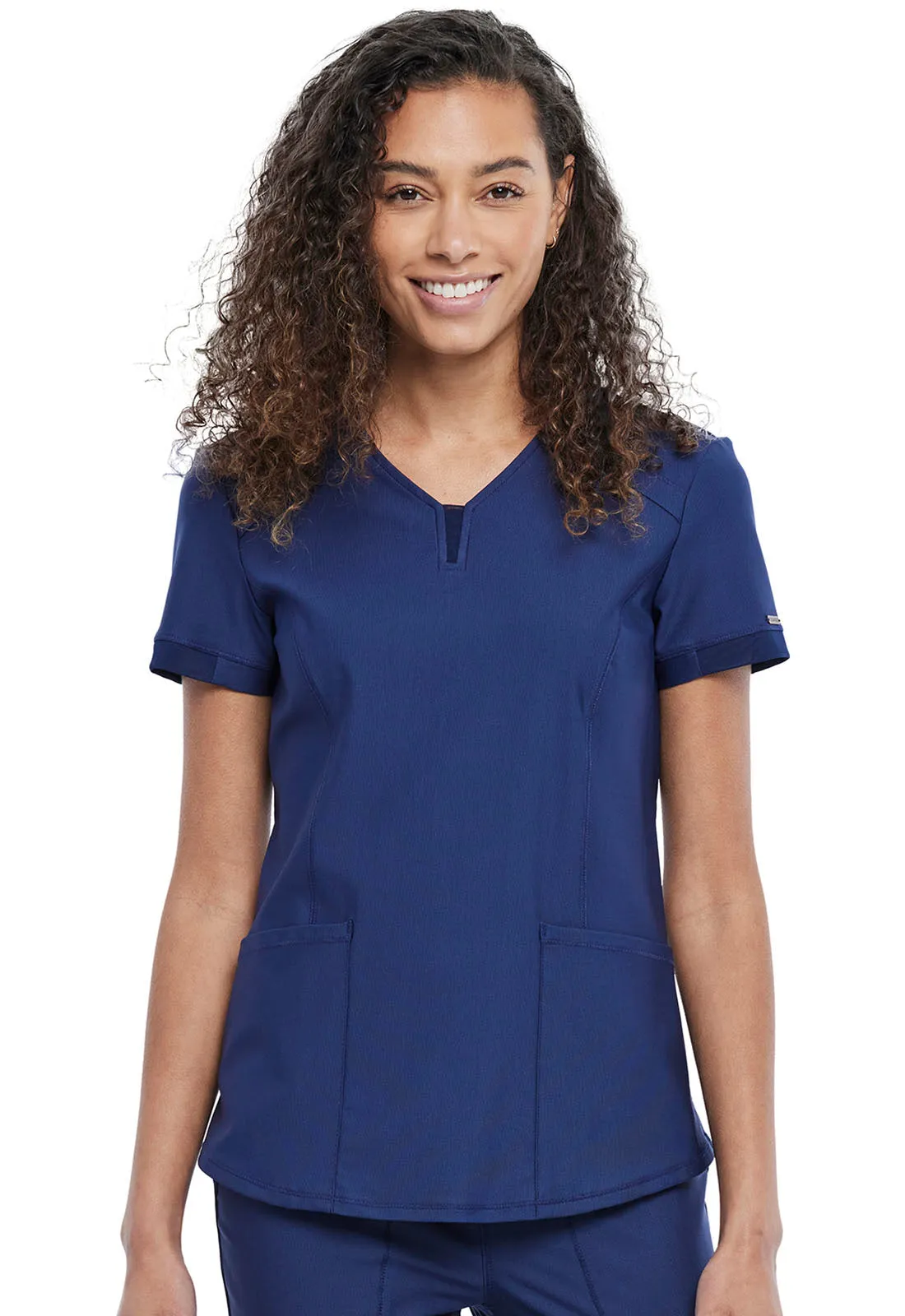 Yoke Neck Scrub Top by Cherokee Form