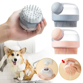 You'll Love this Soft Dog Washing Brush! Pet Shampoo Massager and Grooming Tool for Clean Healthy Pets